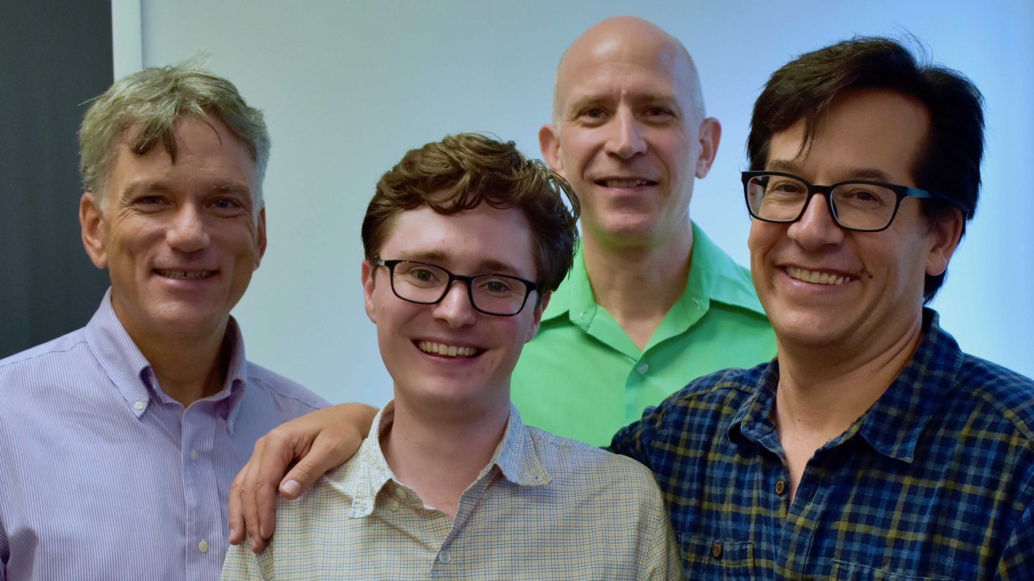 Tyler Knowlton with his faculty collaborators
